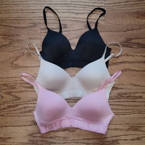 Victoria Secret Wear Everywhere Wireless Lightly Lined Bundle 32B